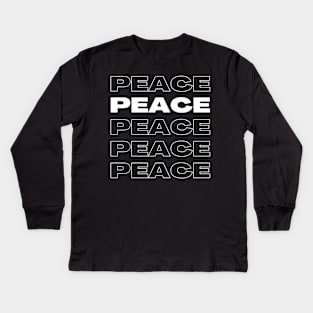 Peace Kids Long Sleeve T-Shirt